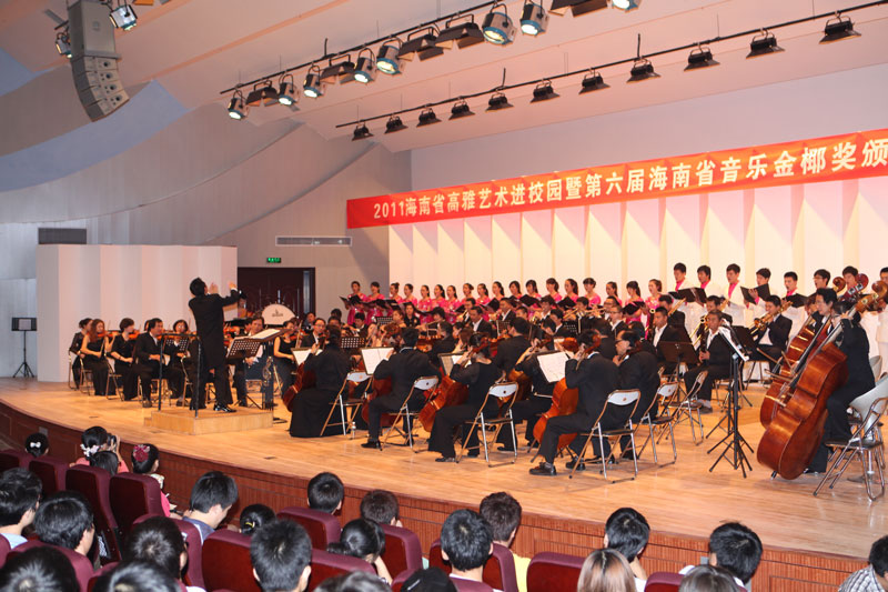 交响乐团演出实况